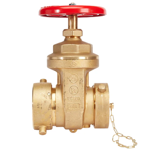 Brass Forged Gate Valve 2 1/2” NH – UL Listed For Fire Hydrant & Standpipe Systems