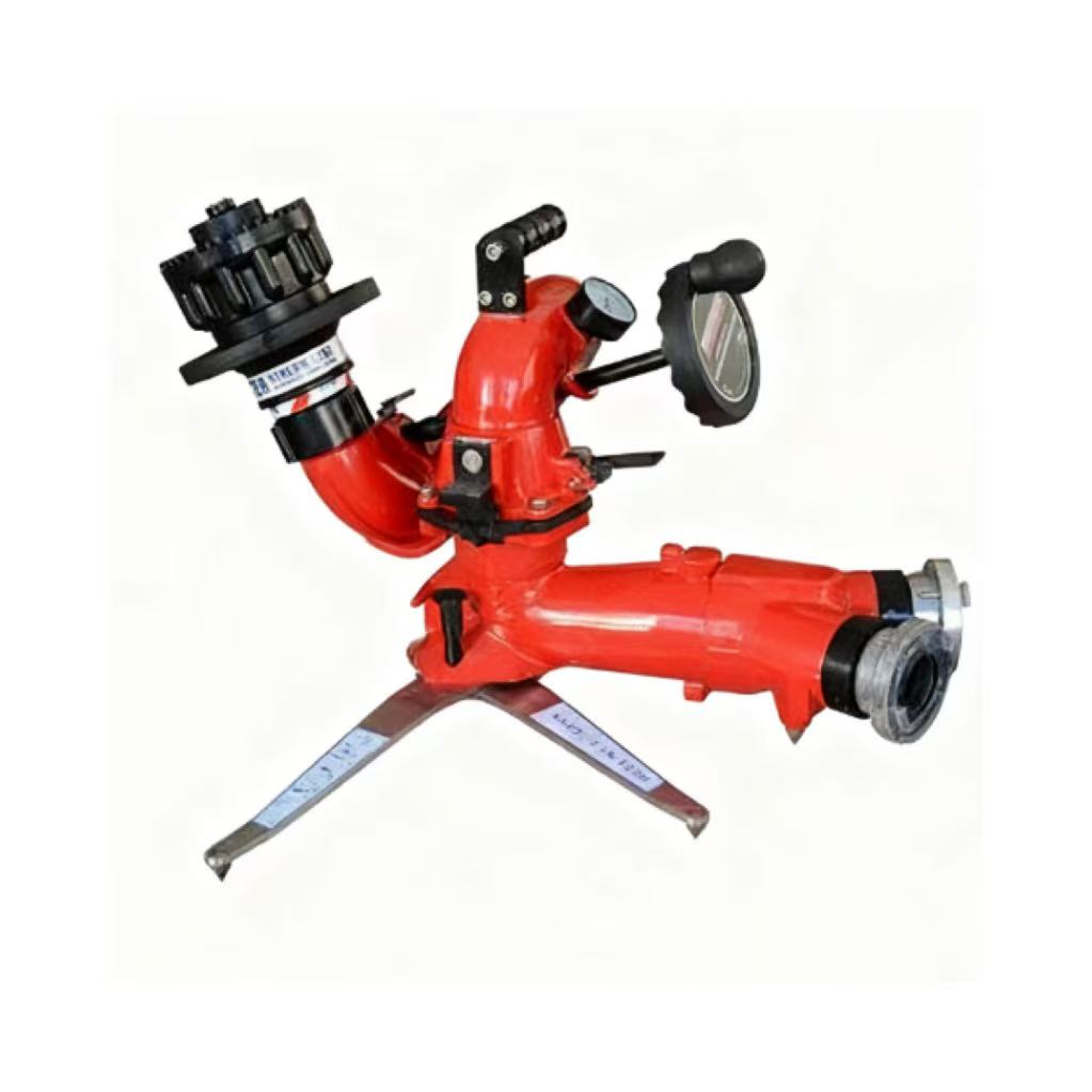 Mobile Fire Water Monitor (PSY80UH1) – 60 - 80 LPS, 75m reach, hard anodized aluminum for fire suppression.